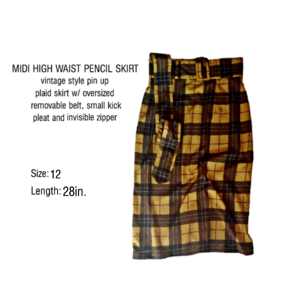 Plaid skirt